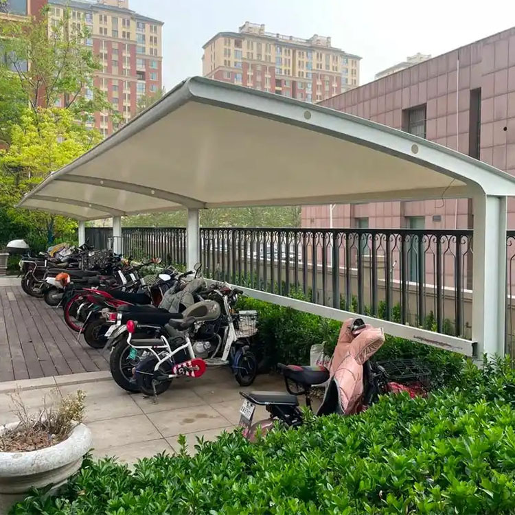 永胜县膜结构电动车棚